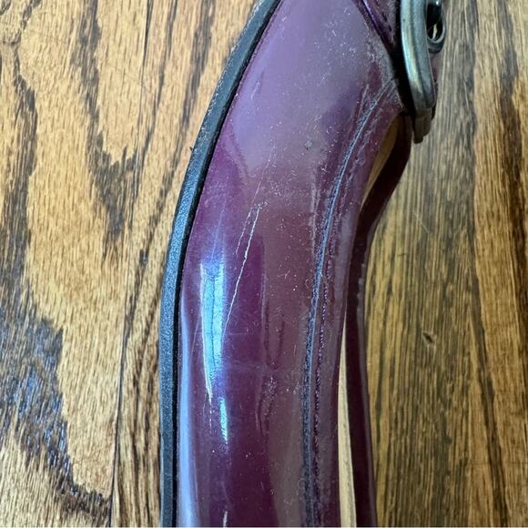 Fendi Patent Leather Ballet Flats with Buckle - Picture 2 of 11